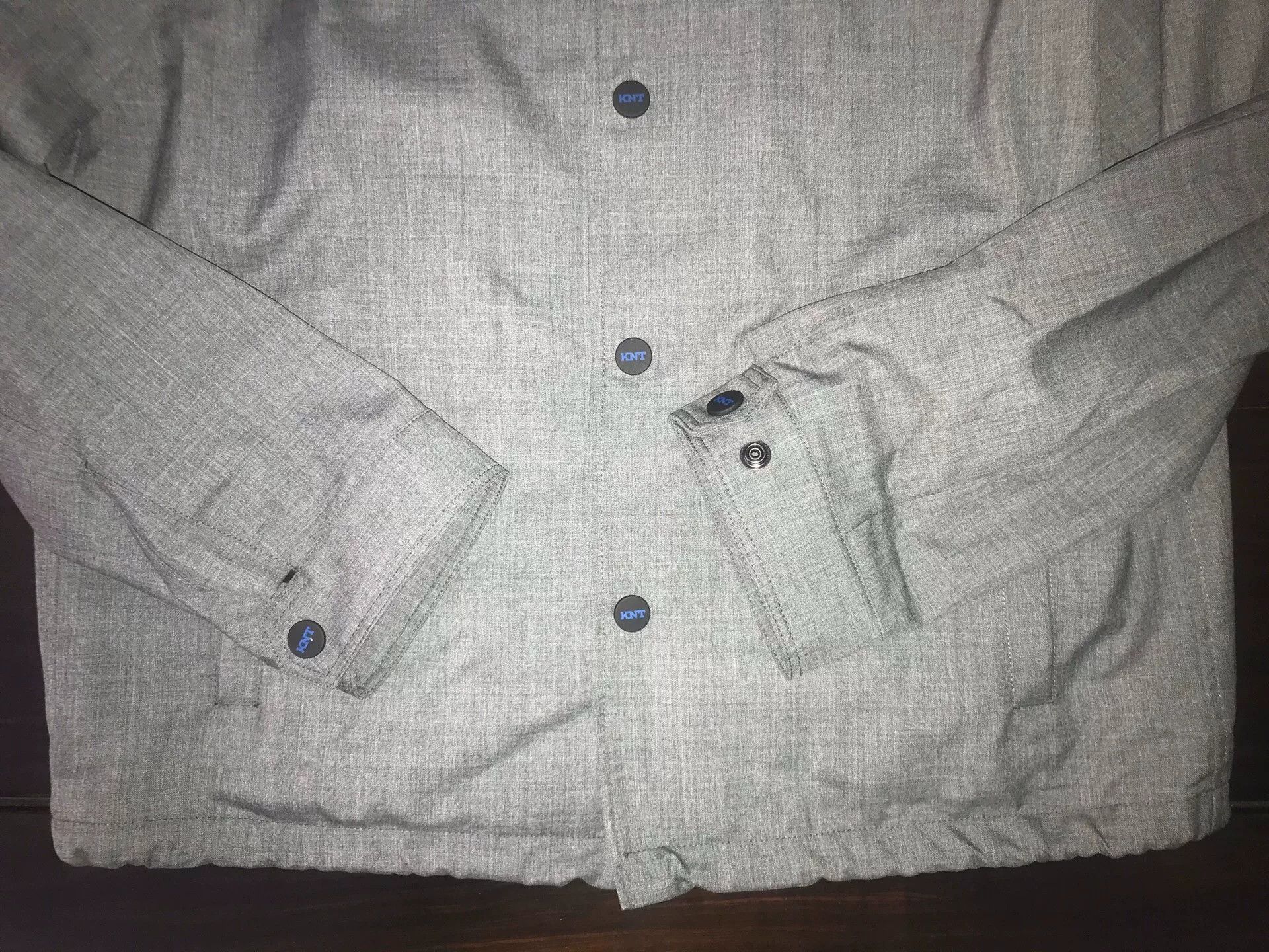 Kiton gray wool jacket by Kiton, size 52 Size US L / EU 52-54 / 3 - 5 Thumbnail