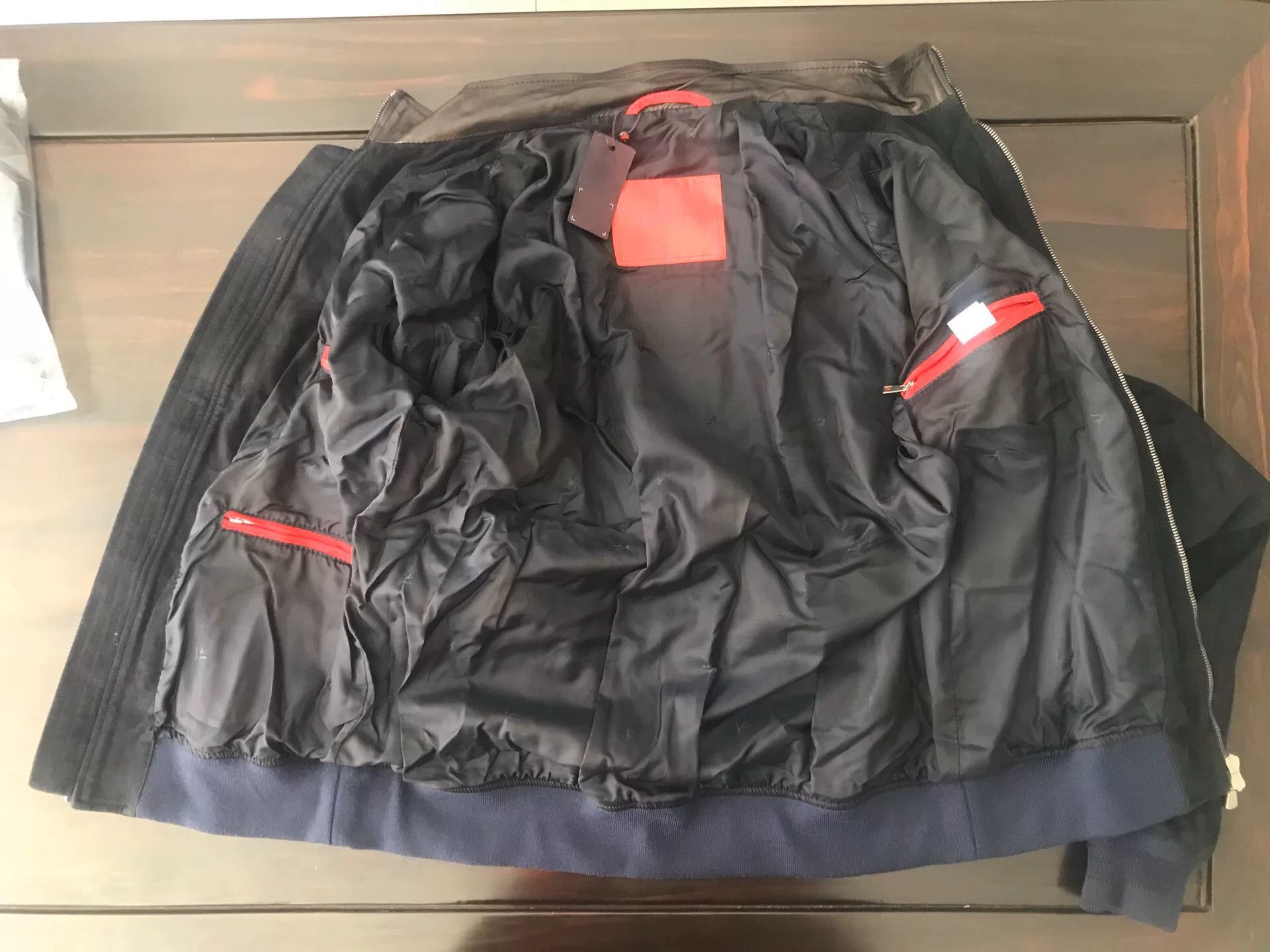 Isaia Napolii new isaia suede leather jacket in dark color Size US L / EU 52-54 / 3 - 6 Thumbnail