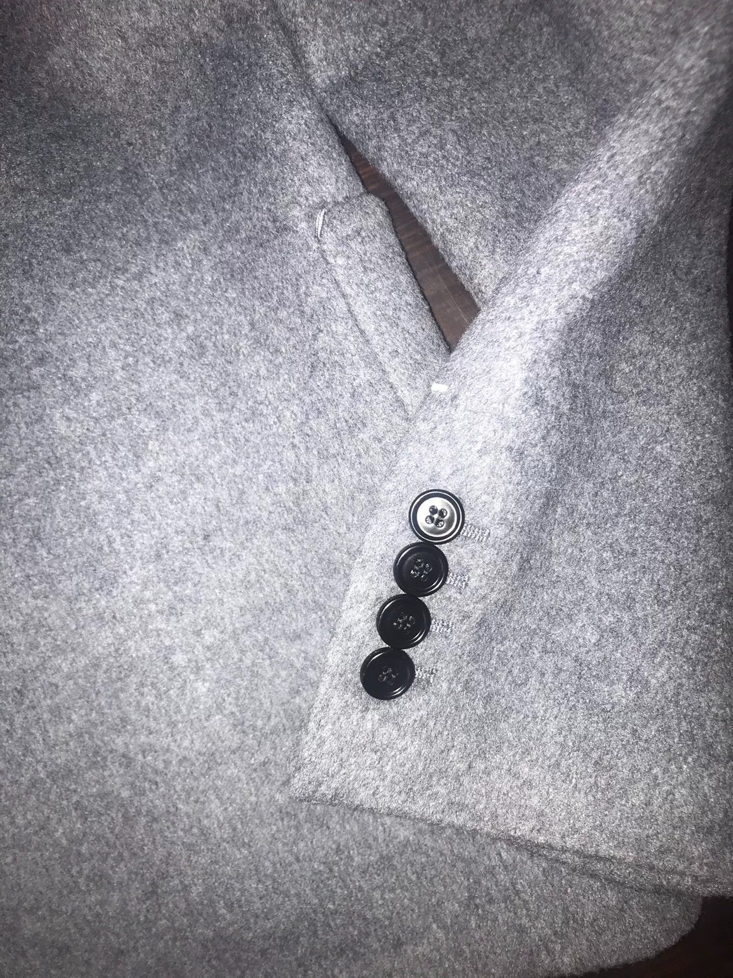 Ermenegildo Zegna gray-blue wool cashmere blazer size 50 Size US L / EU 52-54 / 3 - 6 Thumbnail
