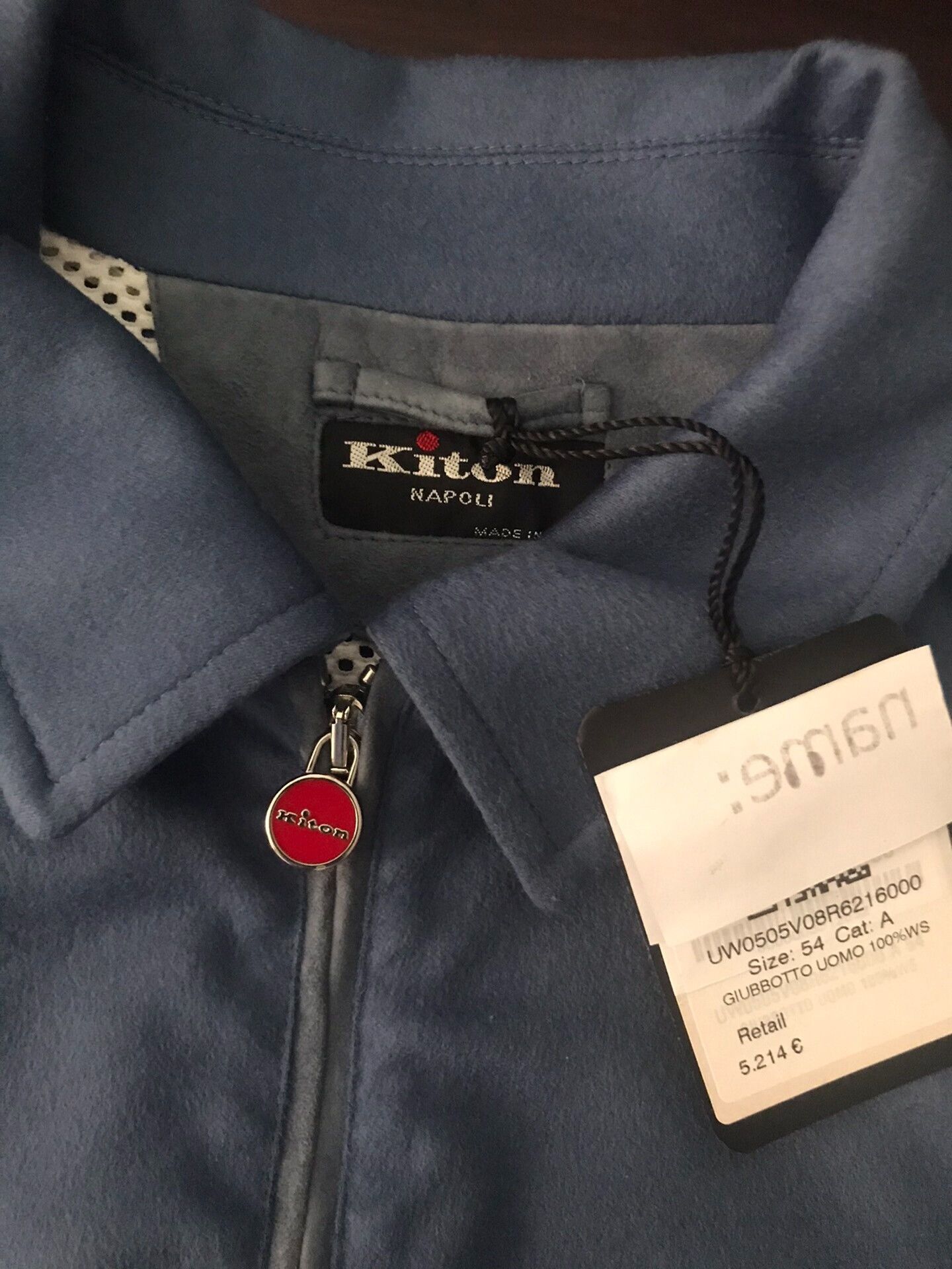 Kiton new kiton cashmere jacket in light blue Size US L / EU 52-54 / 3 - 4 Thumbnail