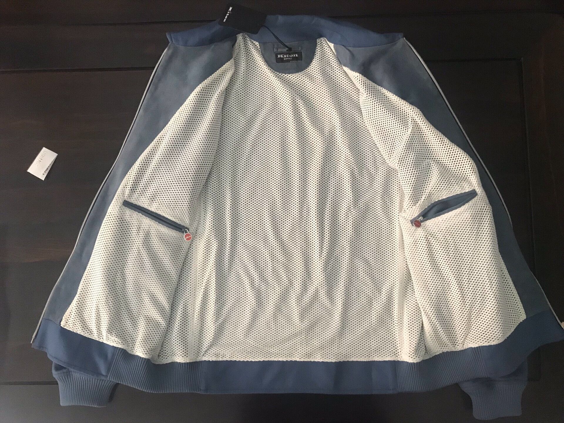 Kiton new kiton cashmere jacket in light blue Size US L / EU 52-54 / 3 - 7 Thumbnail