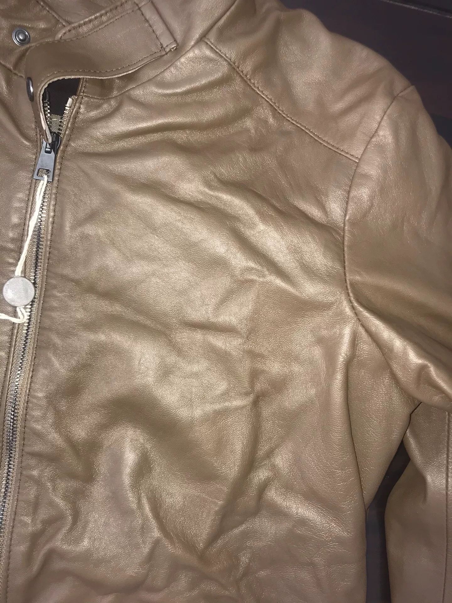 Giorgio Brato brown leather motorcycle jacket by giorgio brato Size US M / EU 48-50 / 2 - 7 Thumbnail