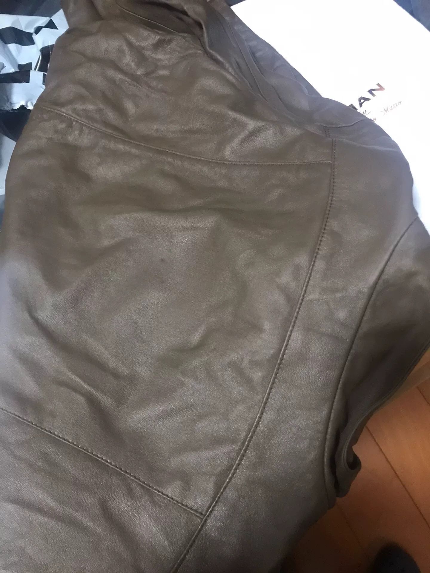 Giorgio Brato brown leather motorcycle jacket by giorgio brato Size US M / EU 48-50 / 2 - 8 Thumbnail
