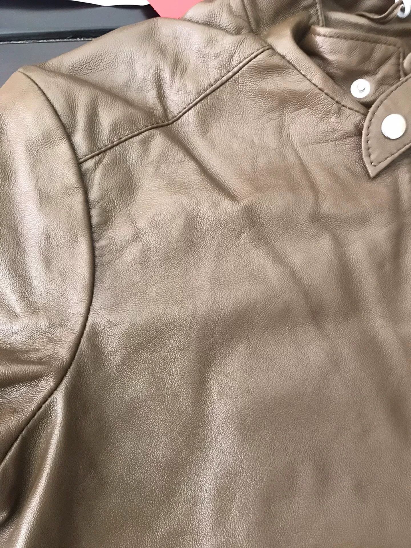 Giorgio Brato brown leather motorcycle jacket by giorgio brato Size US M / EU 48-50 / 2 - 2 Thumbnail