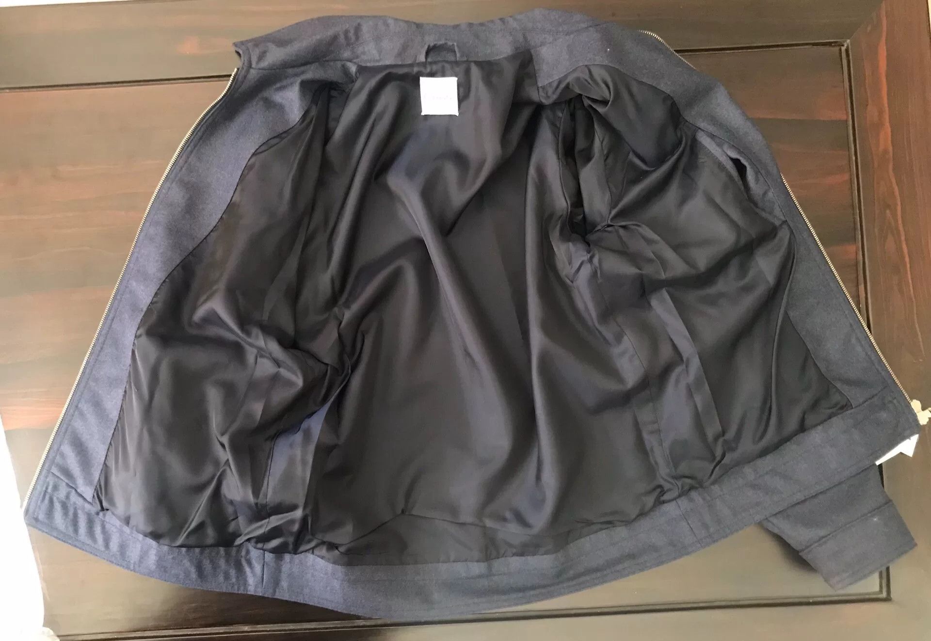 Eidos Napoli eidos wool and leather jacket size 48 Size US L / EU 52-54 / 3 - 6 Thumbnail
