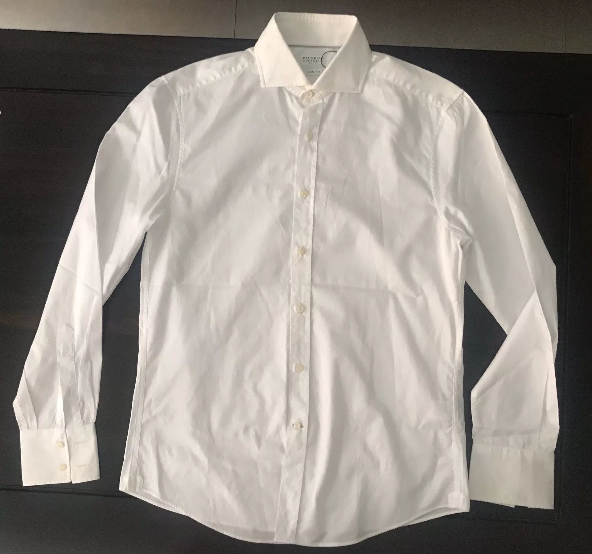 Brunello Cucinelli elegant white shirt with waterfall sleeves Size S / US 4 / IT 40 - 2 Thumbnail