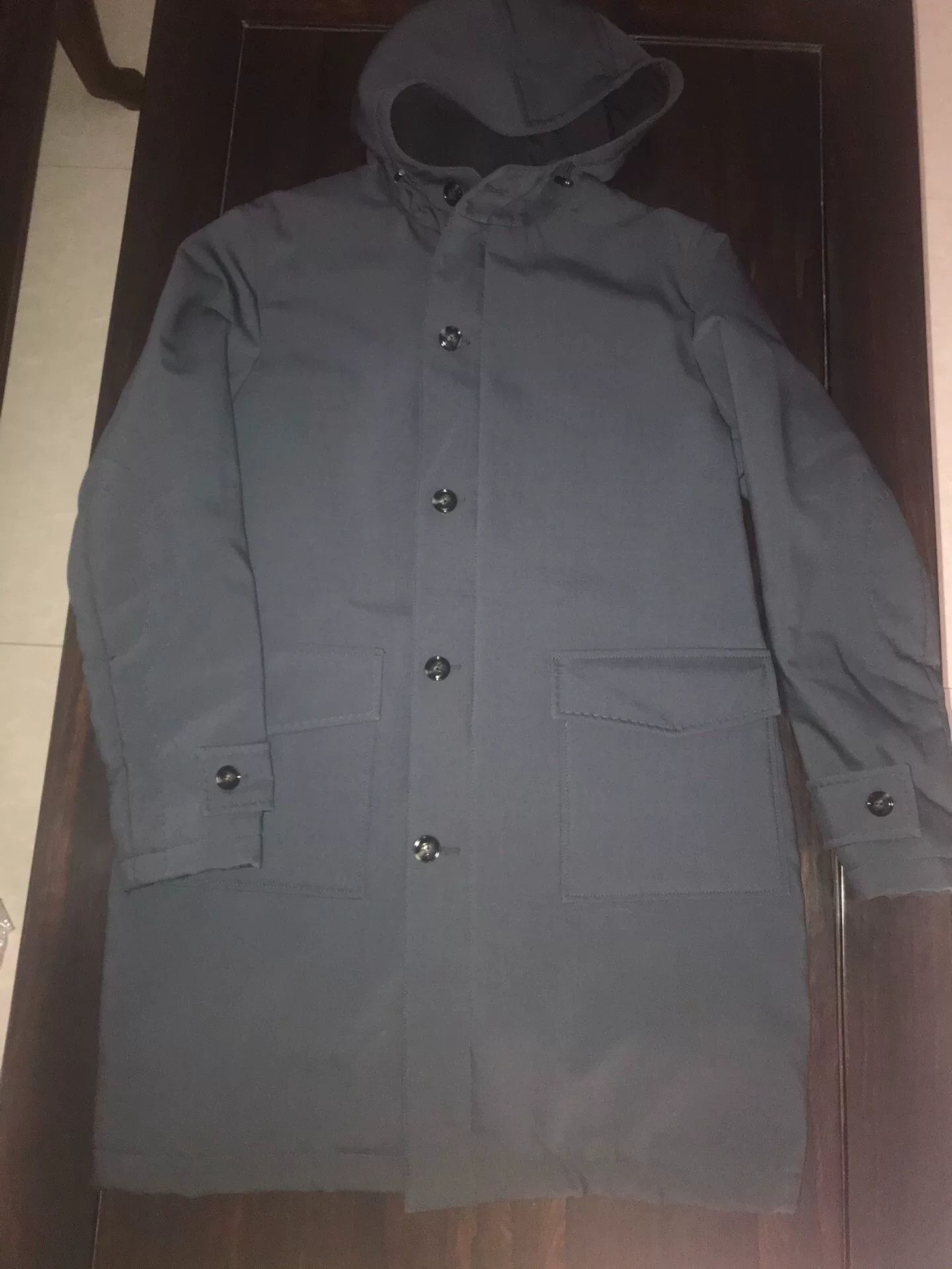 Kiton Kiton Wool Mid-Length Windproof Coat Size US L / EU 52-54 / 3 - 3 Thumbnail