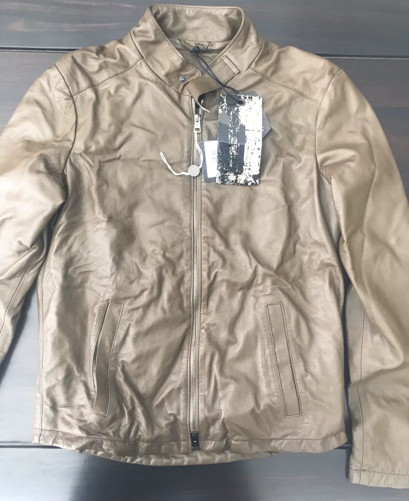 Giorgio Brato brown leather motorcycle jacket by giorgio brato Size US L / EU 52-54 / 3 - 2 Thumbnail