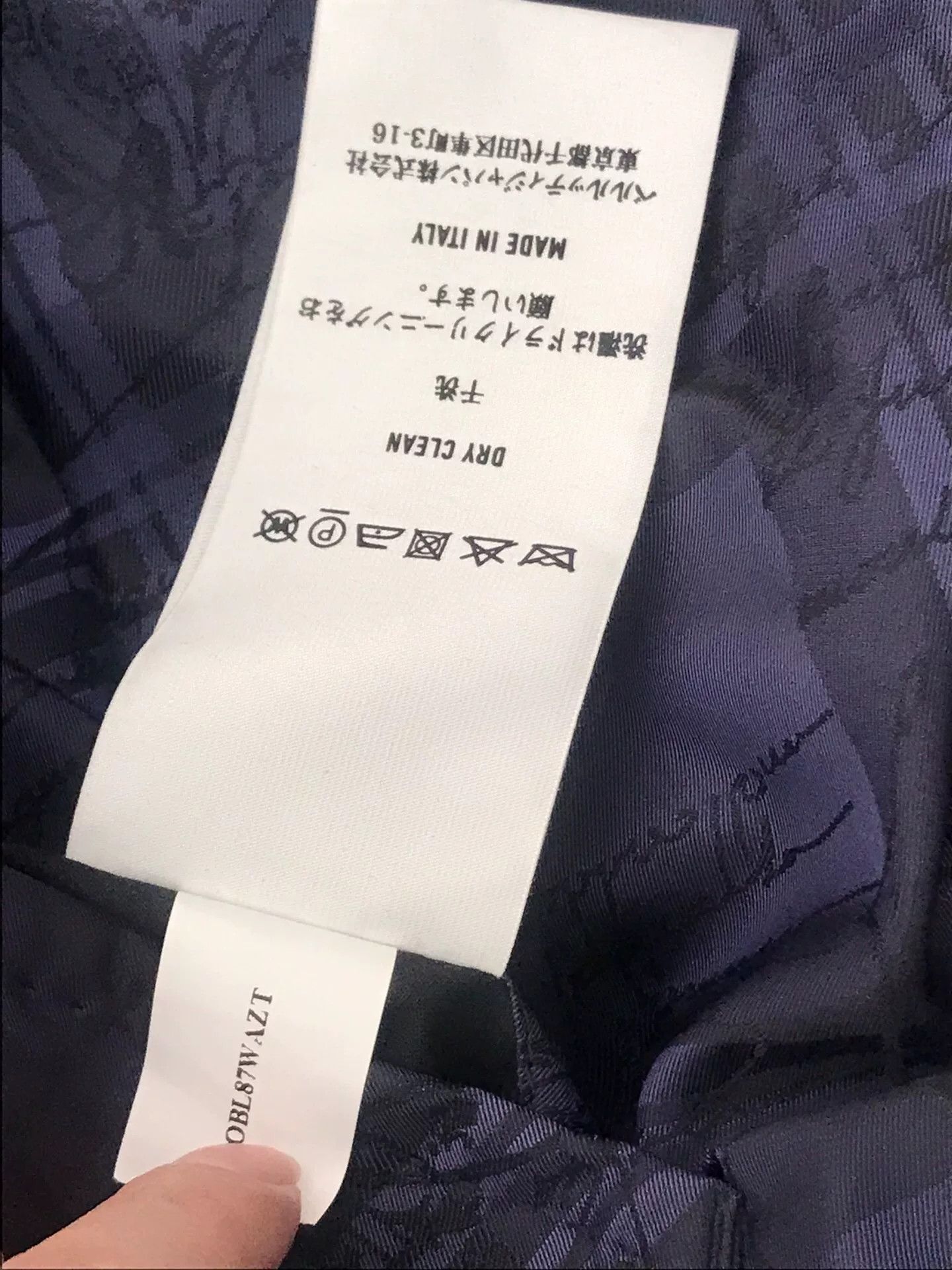 Berluti berluti double-sided harrowing jacket in blue Size US L / EU 52-54 / 3 - 9 Thumbnail