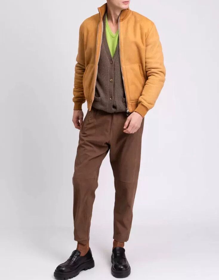 Alfred Dunhill dunhill sheepskin warm bomber jacket size S Size US S / EU 44-46 / 1 - 9 Thumbnail