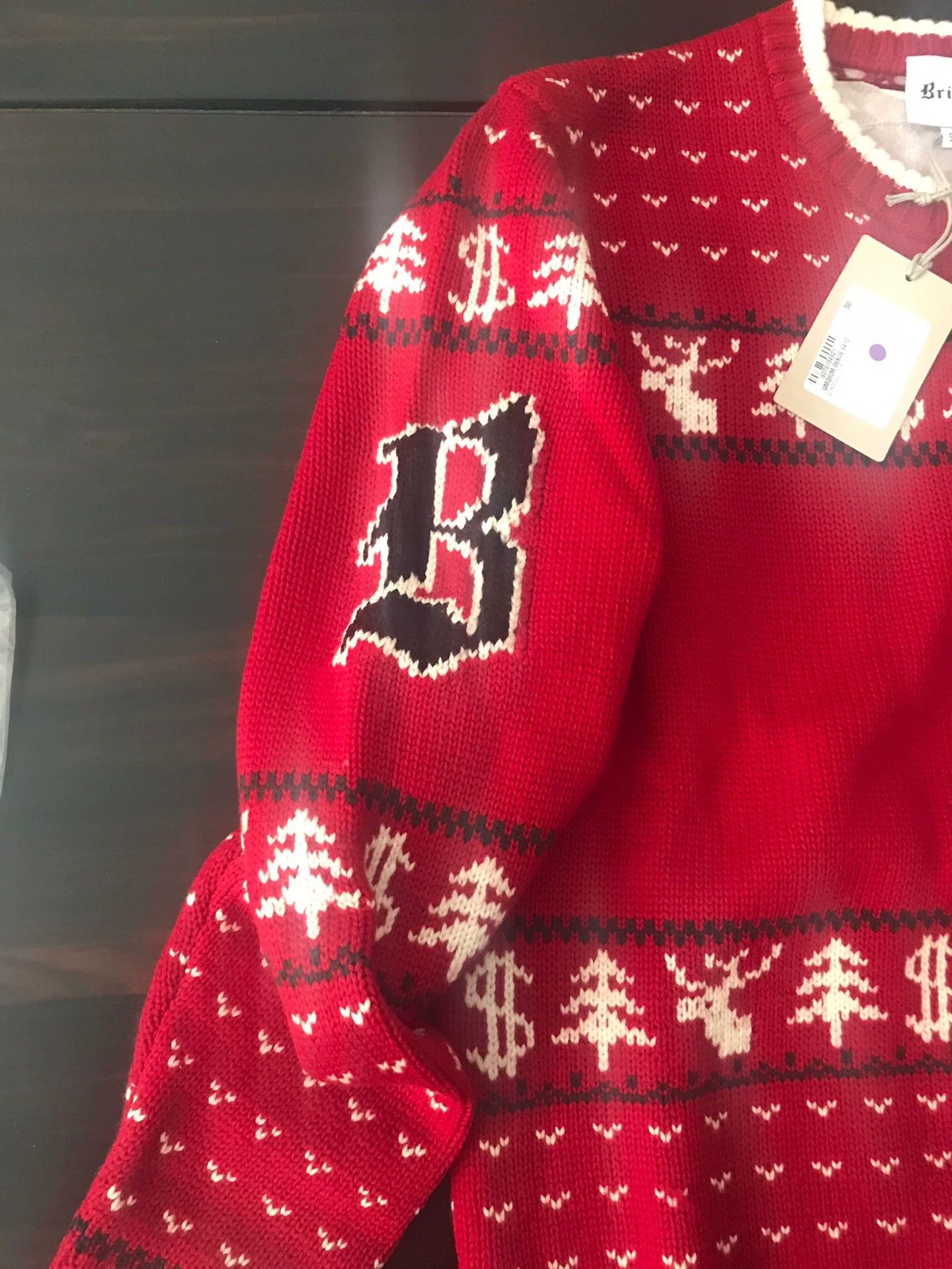 Brioni brioni thick wool men's sweater in red Size US L / EU 52-54 / 3 - 3 Thumbnail