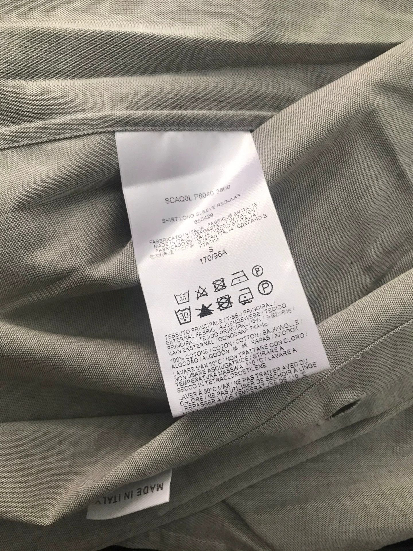 Brioni brand new breathable gray woven shirt Size US S / EU 44-46 / 1 - 9 Thumbnail