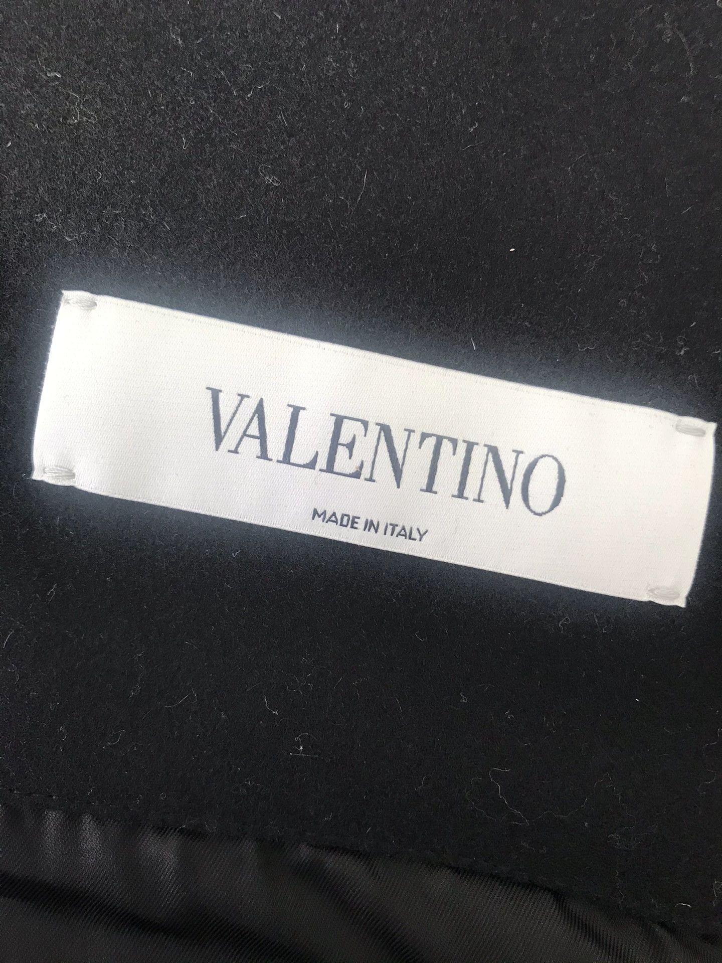 Valentino valentino black wool coat with astronaut print Size US L / EU 52-54 / 3 - 8 Thumbnail