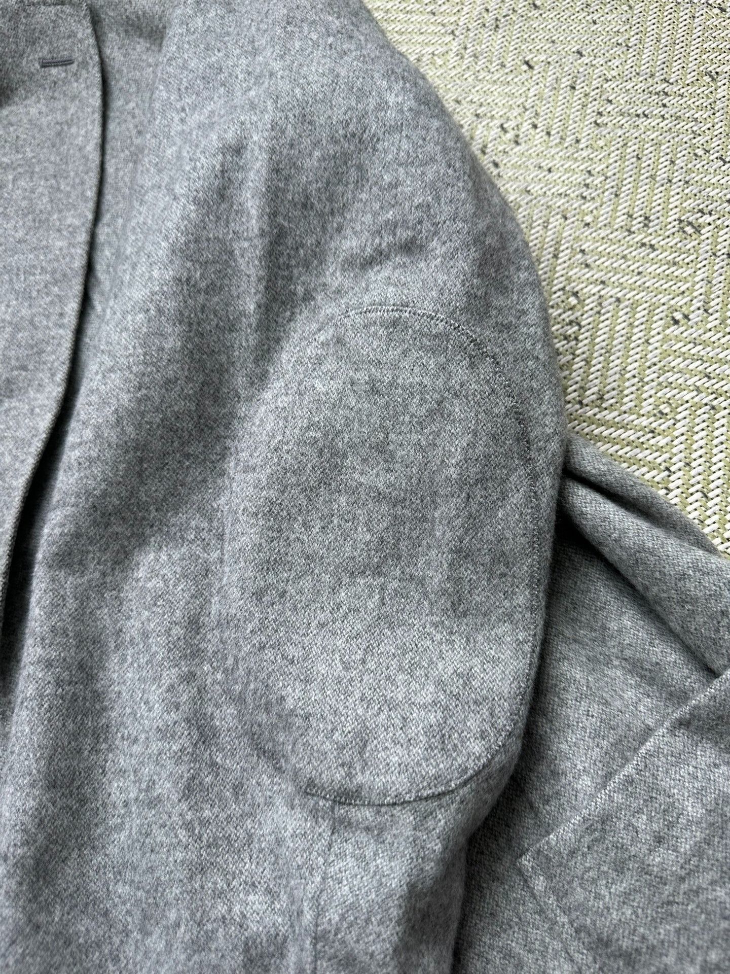 Ermenegildo Zegna gray wool blazer by Ermenegildo Zegna Size US L / EU 52-54 / 3 - 4 Thumbnail