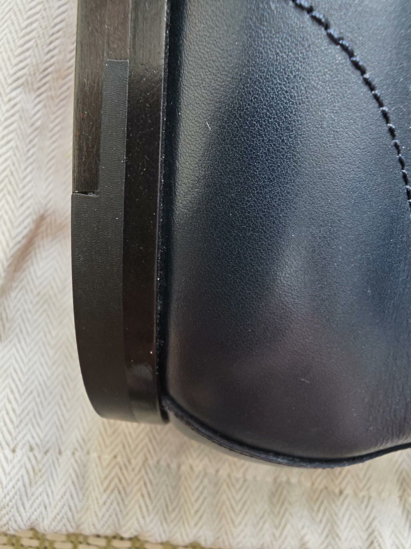 Hermes hermes loafers in deep navy blue leather Size US 11 / EU 44 - 2 Thumbnail