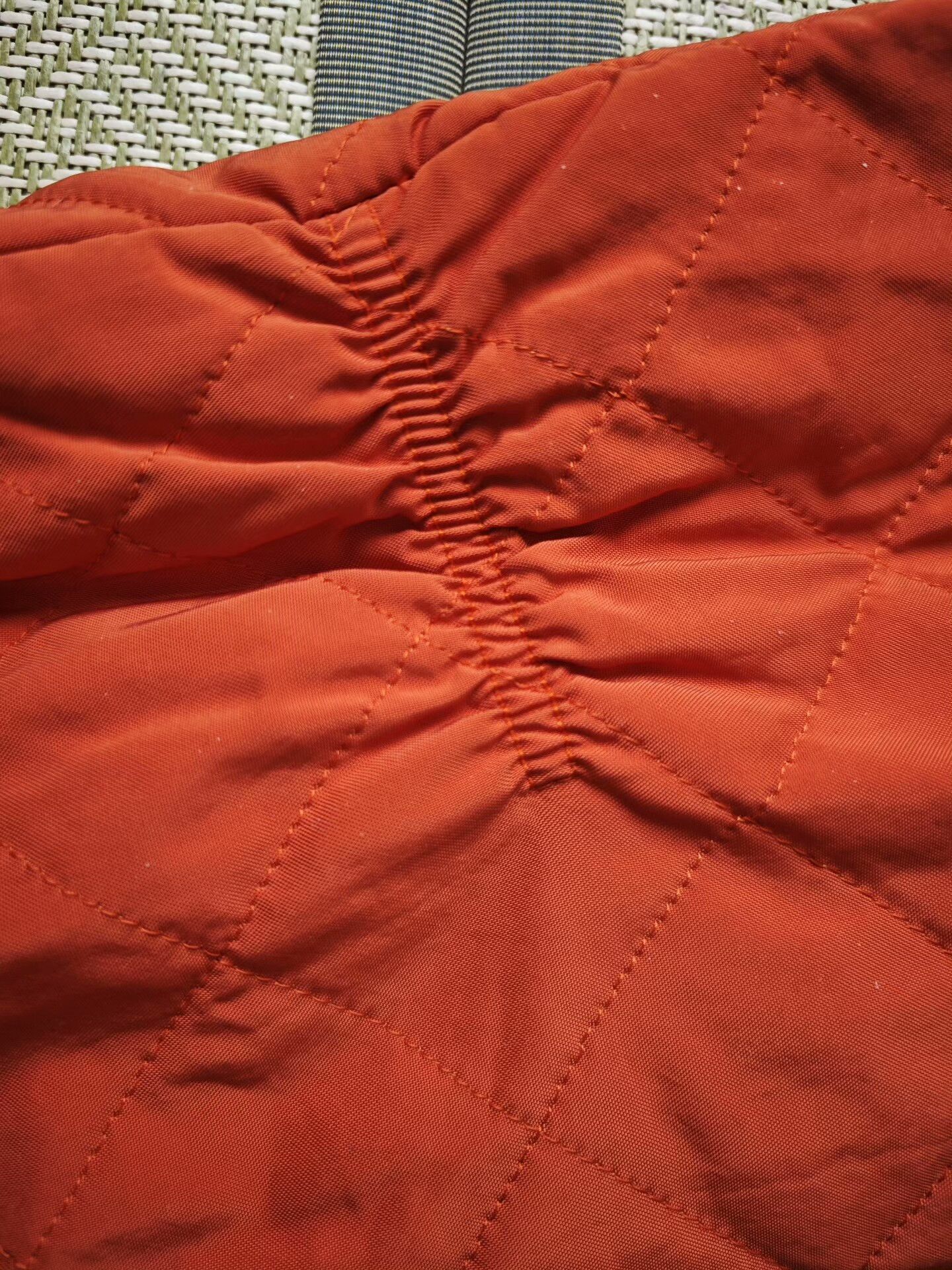 Loro Piana Loro Piana Quilted Vest in Rare Orange Design Size US L / EU 52-54 / 3 - 6 Thumbnail