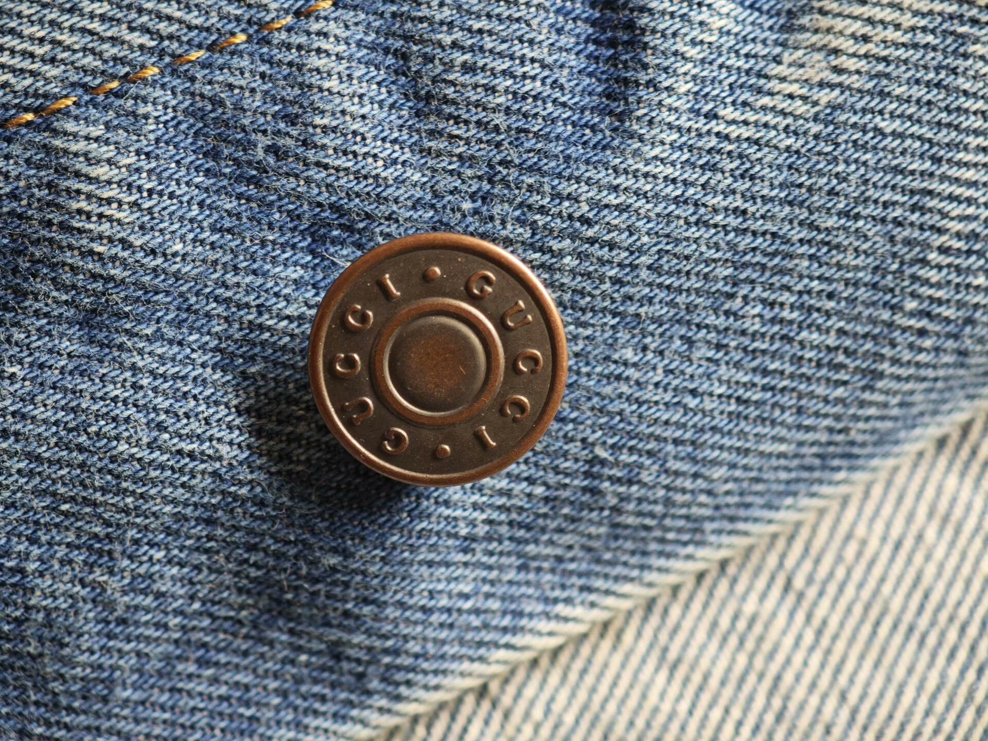 Gucci gucci vintage denim jacket with nautical patch Size US XXL / EU 58 / 5 - 7 Thumbnail