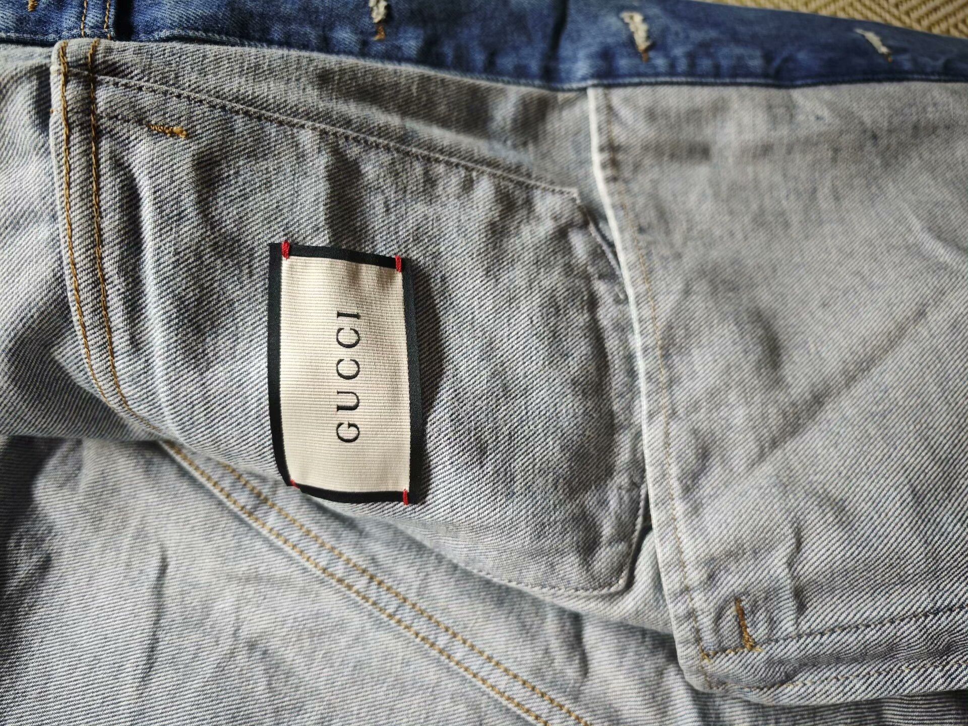 Gucci gucci vintage denim jacket with nautical patch Size US XXL / EU 58 / 5 - 4 Thumbnail