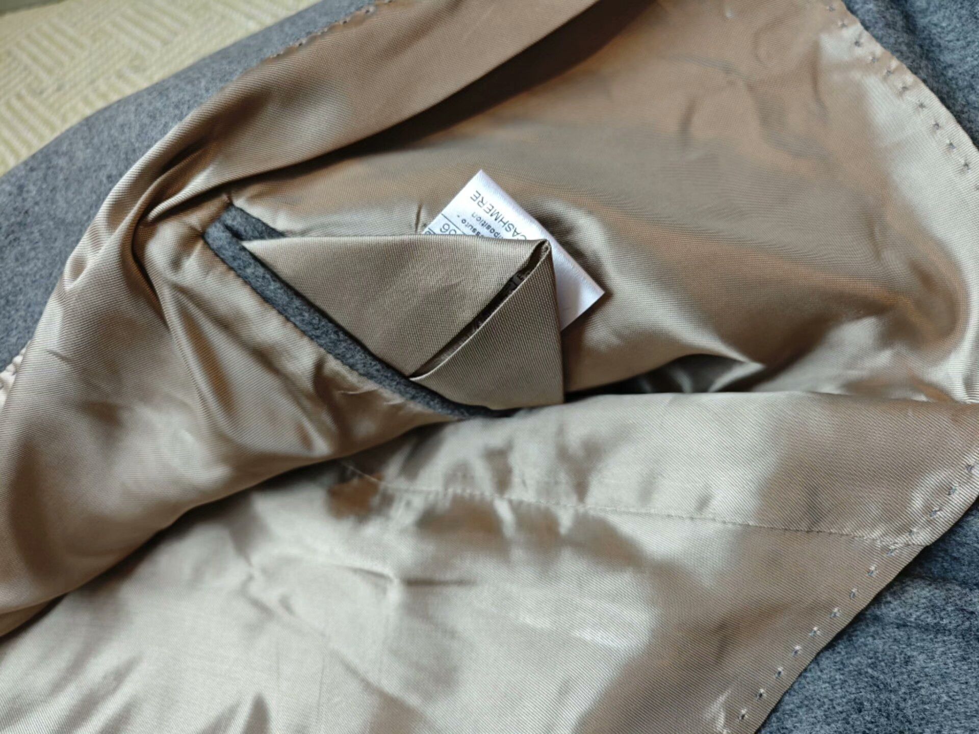 Other luxury gray cashmere coat by Andre Maurice Size US XXL / EU 58 / 5 - 5 Thumbnail