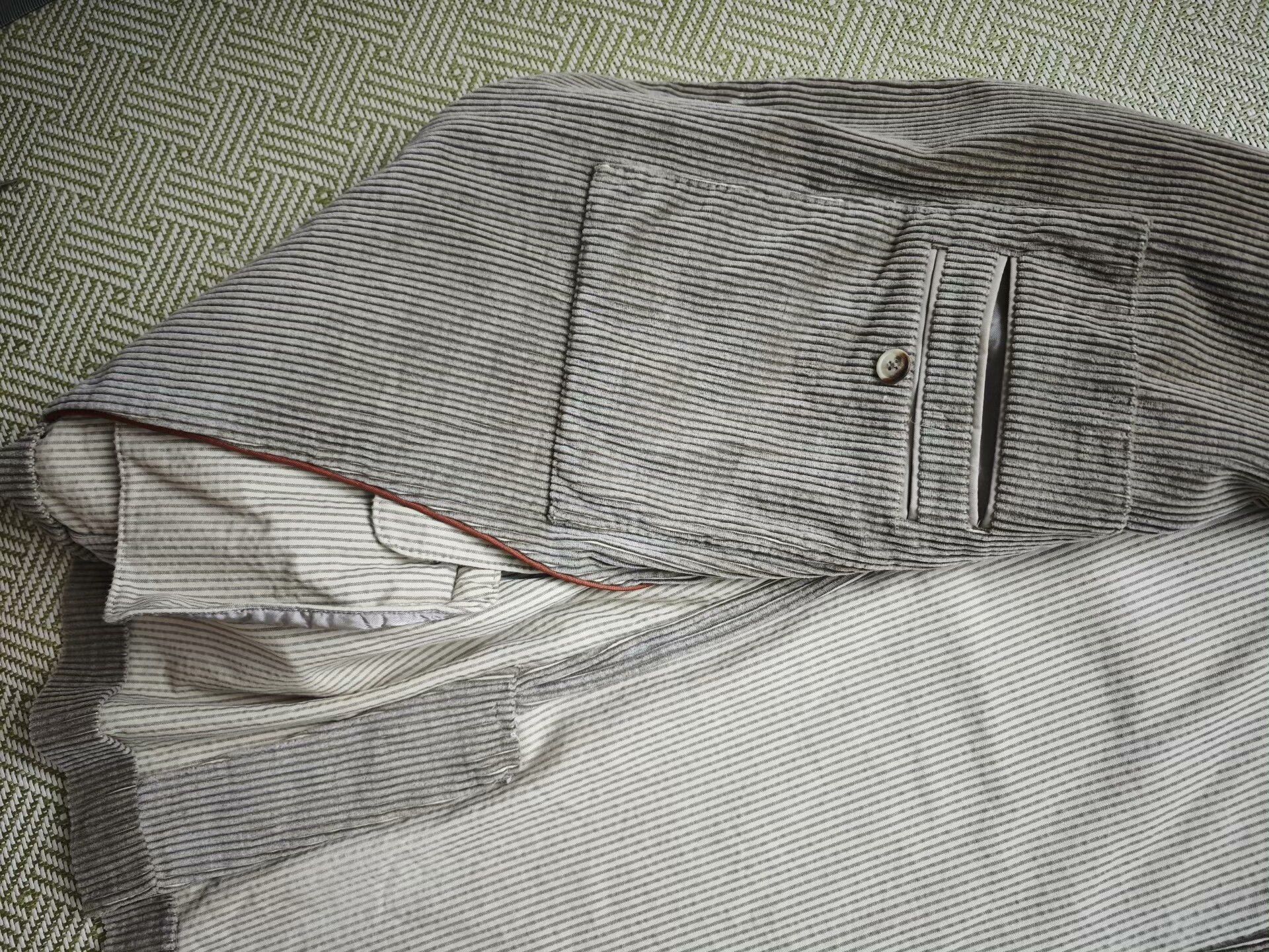 Loro Piana classic loro piana corduroy blazer jacket Size US XXL / EU 58 / 5 - 3 Thumbnail