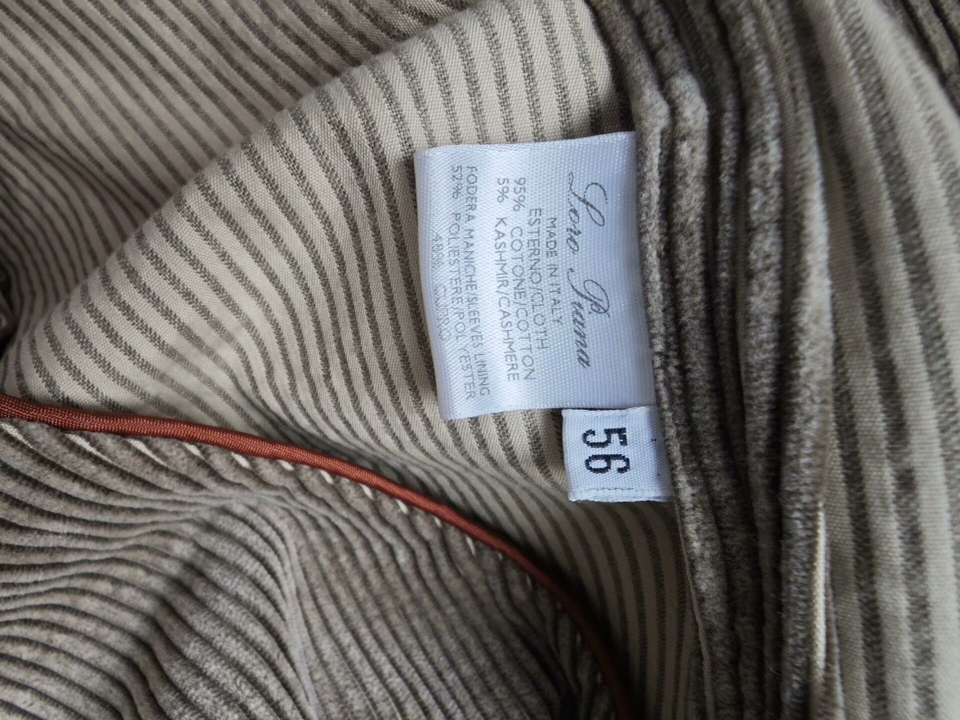 Loro Piana classic loro piana corduroy blazer jacket Size US XXL / EU 58 / 5 - 5 Thumbnail