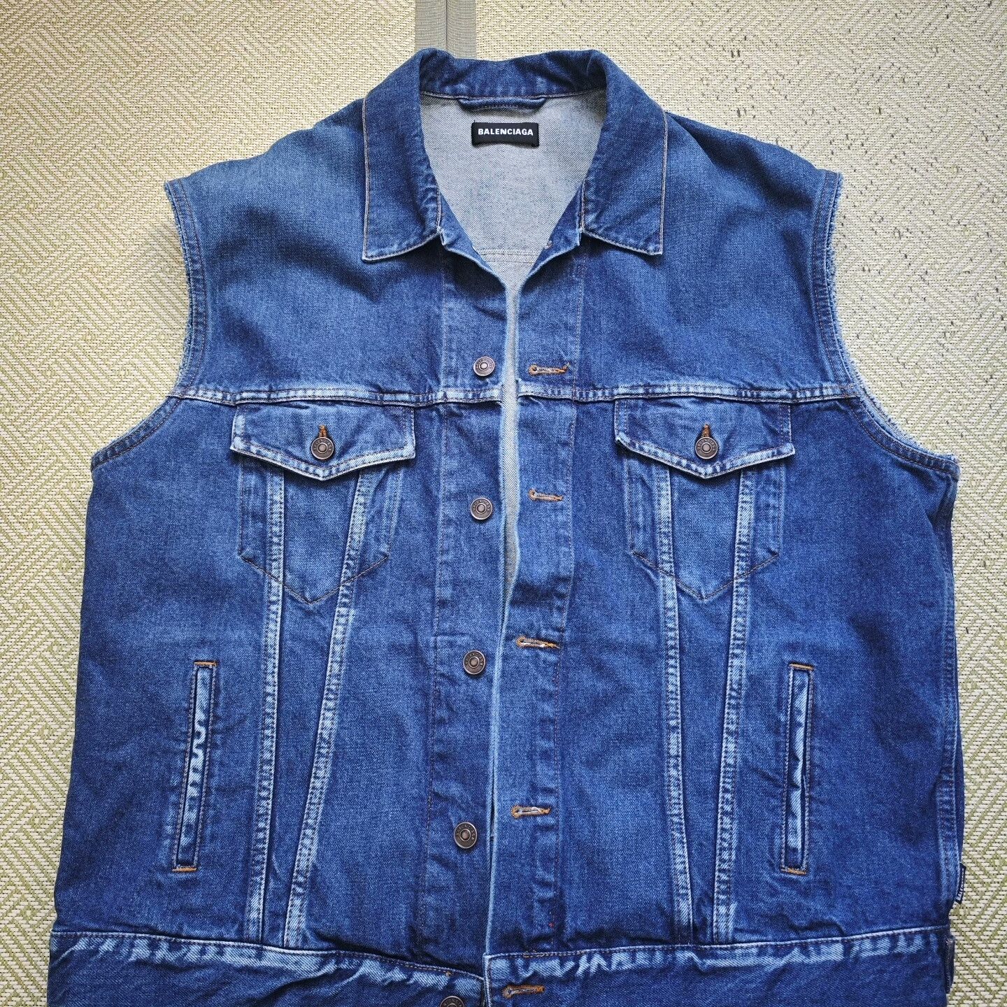 Balenciaga balenciaga denim jacket and hoodie set Size US XXL / EU 58 / 5 - 6 Thumbnail