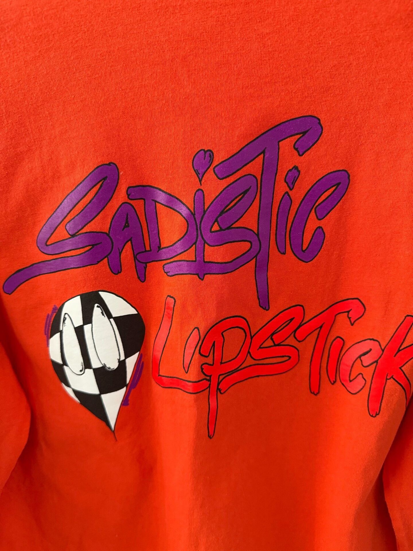 Chrome Hearts chrome hearts red graffiti long sleeve t-shirt Size US L / EU 52-54 / 3 - 4 Thumbnail