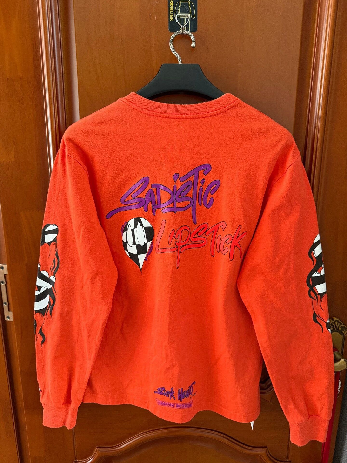 Chrome Hearts chrome hearts red graffiti long sleeve t-shirt Size US L / EU 52-54 / 3 - 2 Thumbnail