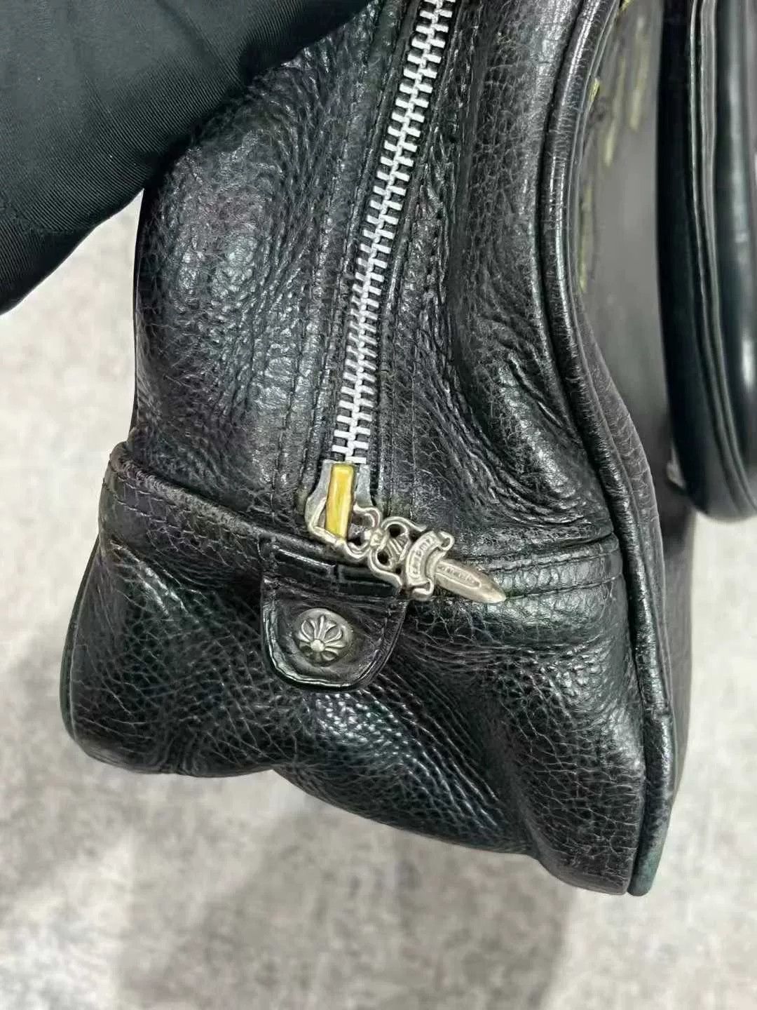 Chrome Hearts chrome hearts black leather bowling bag Size ONE SIZE - 9 Thumbnail