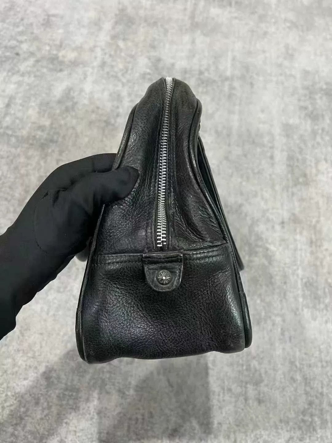 Chrome Hearts chrome hearts black leather bowling bag Size ONE SIZE - 8 Thumbnail