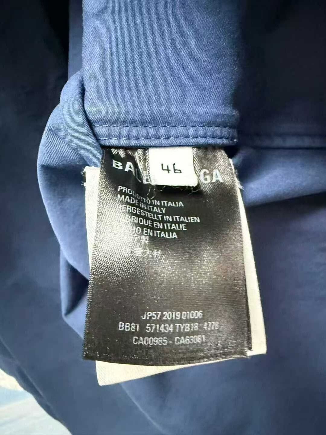 Balenciaga balenciaga blue and white parka jacket Size US L / EU 52-54 / 3 - 4 Thumbnail