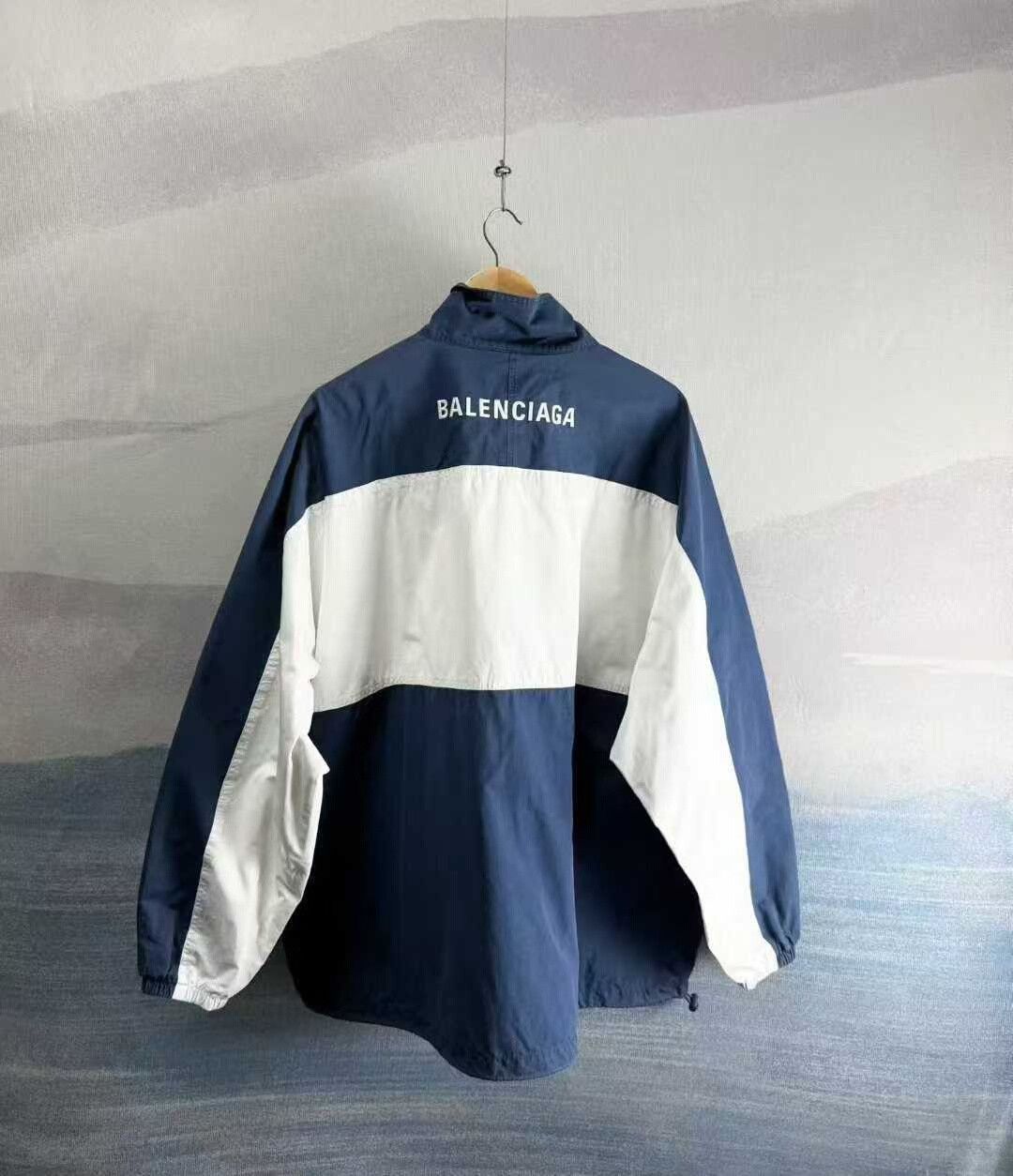 Balenciaga balenciaga blue and white parka jacket Size US L / EU 52-54 / 3 - 3 Thumbnail