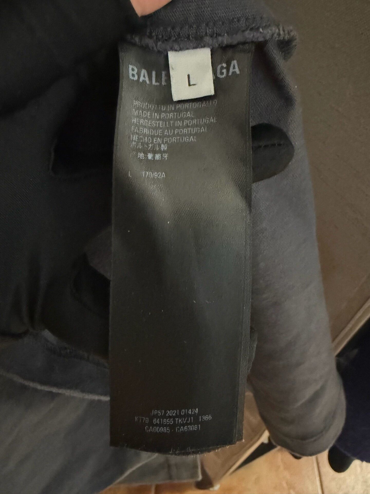 DEFEND PARIS balenciaga gray short sleeve t-shirt Size US S / EU 44-46 / 1 - 4 Thumbnail