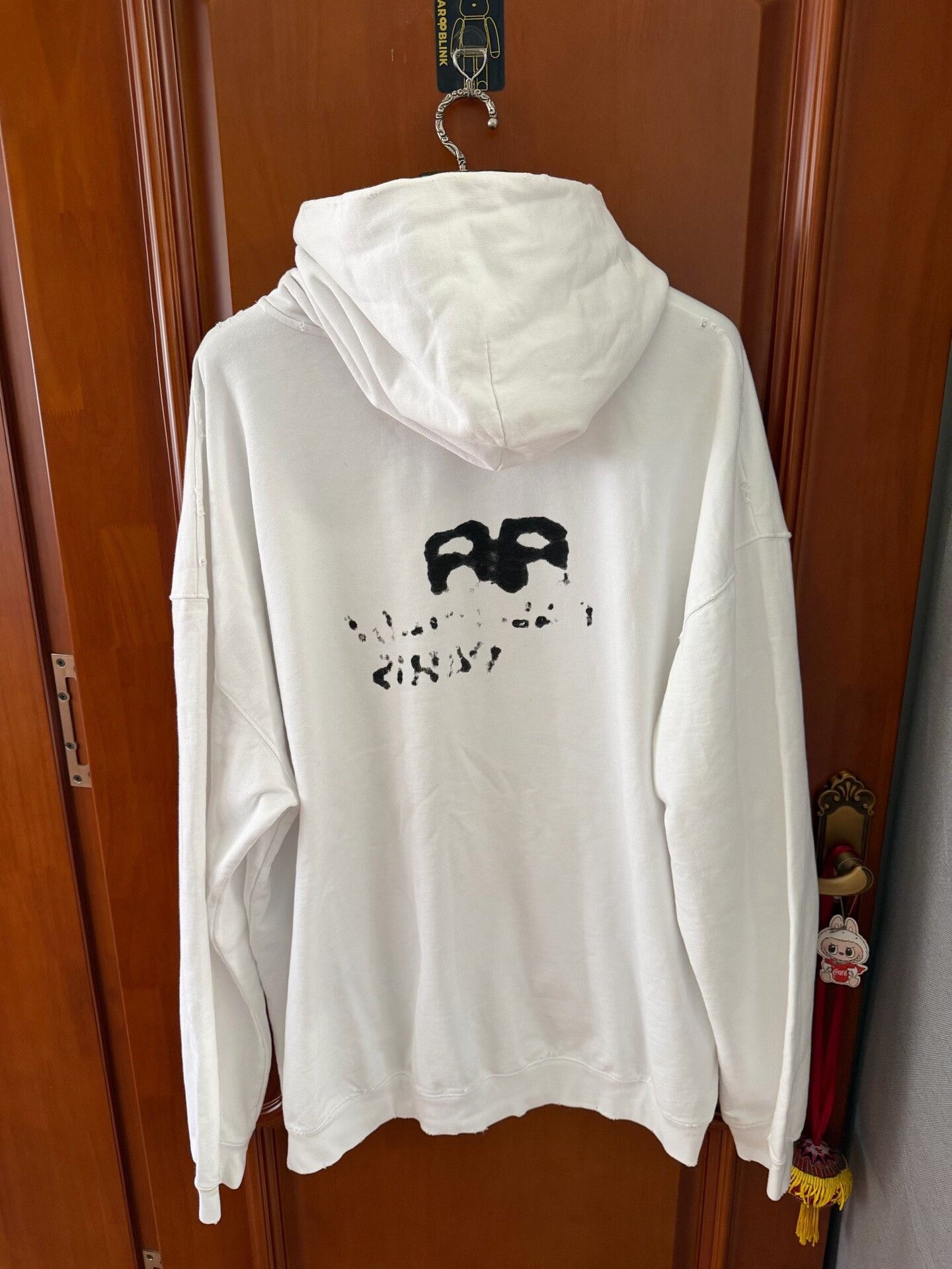 DEFEND PARIS balenciaga ink splash hoodie size XS Size US XS / EU 42 / 0 - 2 Thumbnail