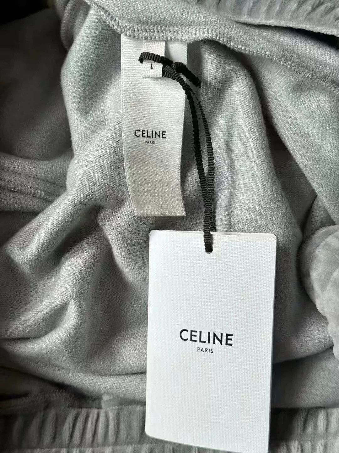 Celine celine blue velvet jacket in size L Size L / US 10 / IT 46 - 3 Thumbnail