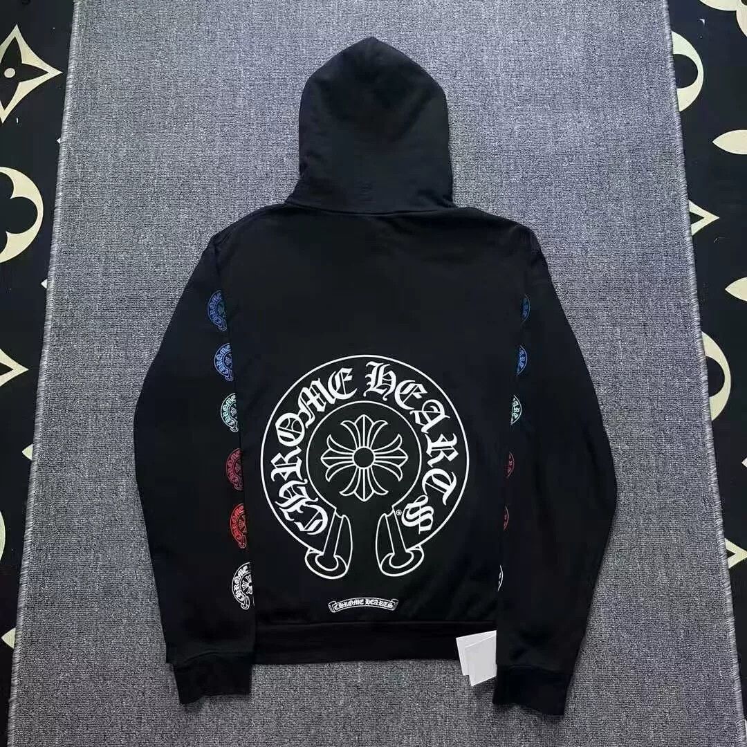 Chrome Hearts chrome hearts black logo hooded sweatshirt Size US S / EU 44-46 / 1 - 2 Thumbnail
