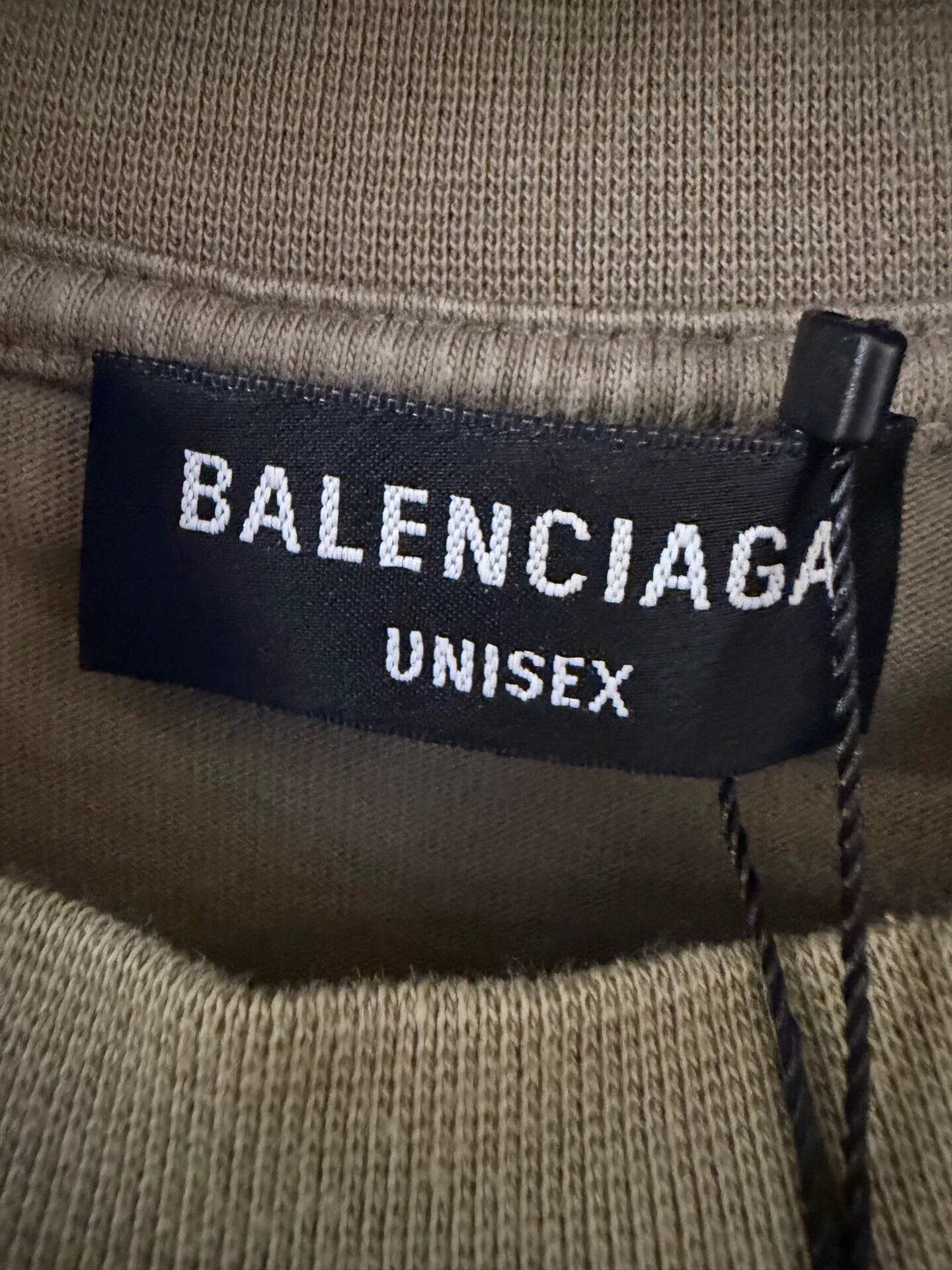 Balenciaga Balenciaga Khaki Embroidered Logo Short Sleeve Shirt Size US M / EU 48-50 / 2 - 3 Thumbnail