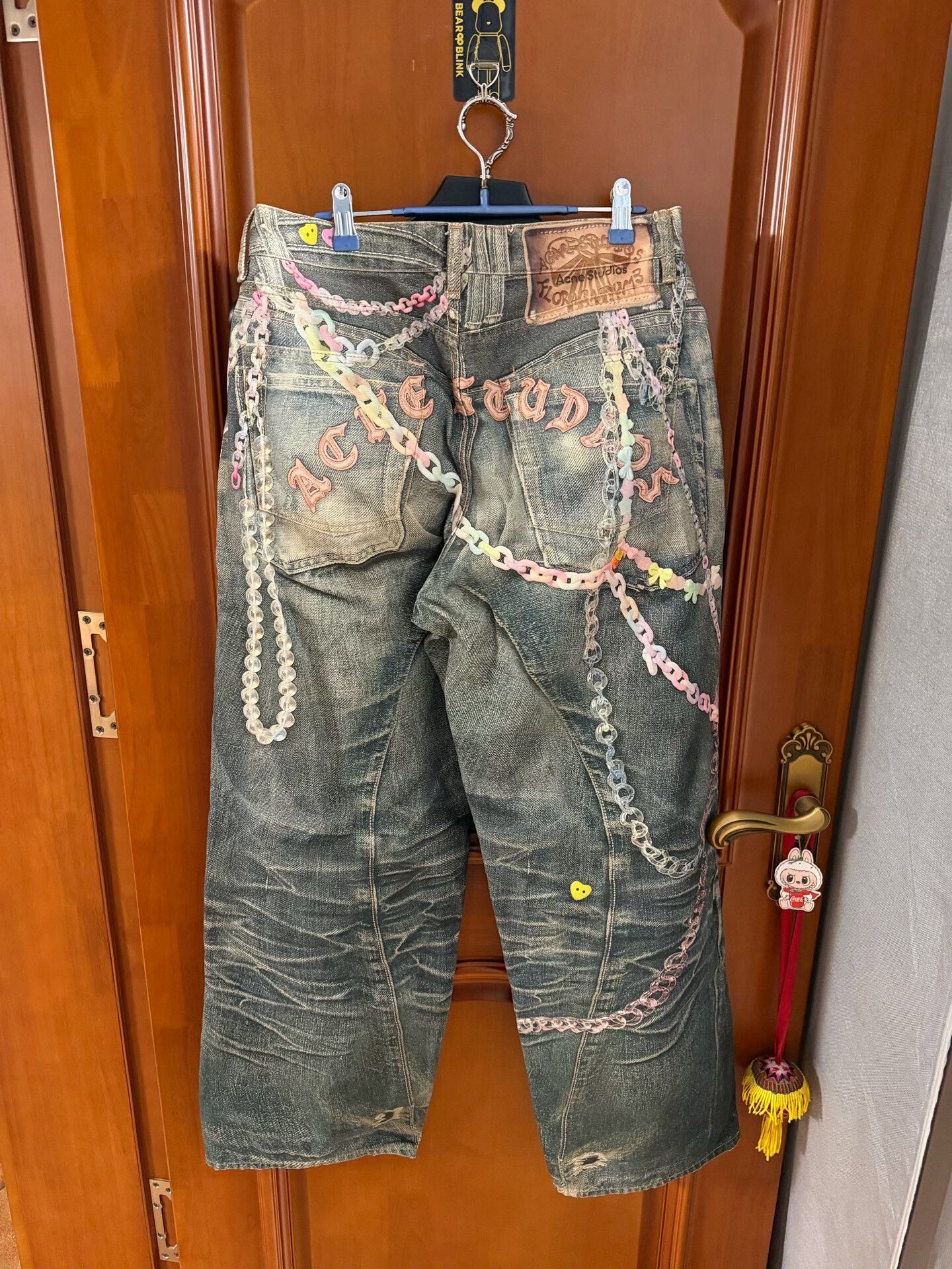 Acne Studios acne studios printed denim pants Size 25" / US 0 / IT 36 - 2 Thumbnail