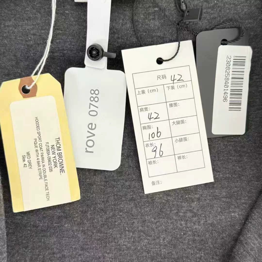 Thom Browne gray four-stripe hooded trench coat Size US M / EU 48-50 / 2 - 3 Thumbnail