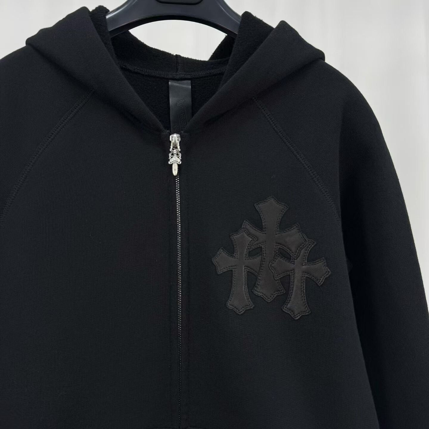 Chrome Hearts chrome hearts black zip-up hoodie with cross Size US S / EU 44-46 / 1 - 3 Thumbnail