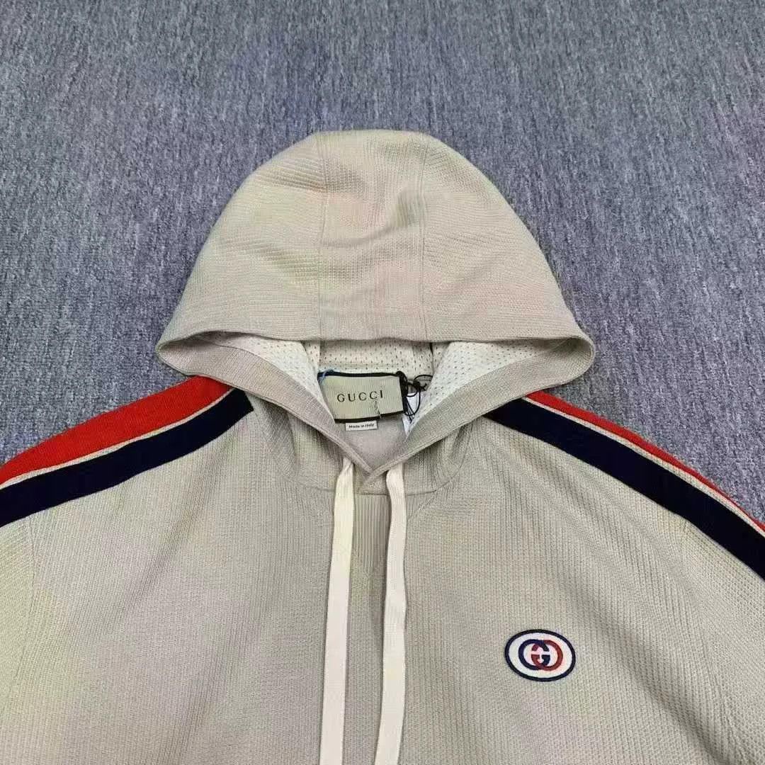 new gucci khaki double g hoodie