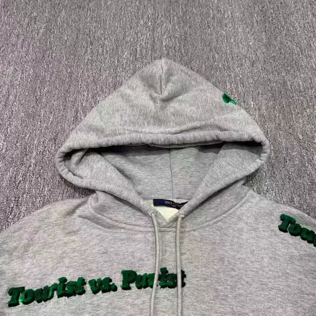 Louis Vuitton gray logo hooded sweatshirt size S Size US S / EU 44-46 / 1 - 4 Thumbnail