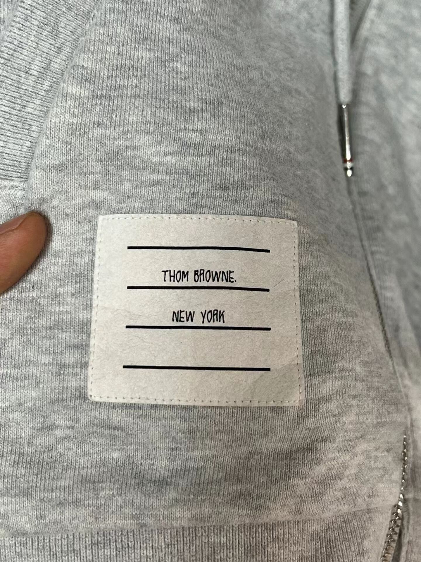 Thom Browne thom browne striped gray hoodie Size US M / EU 48-50 / 2 - 3 Thumbnail