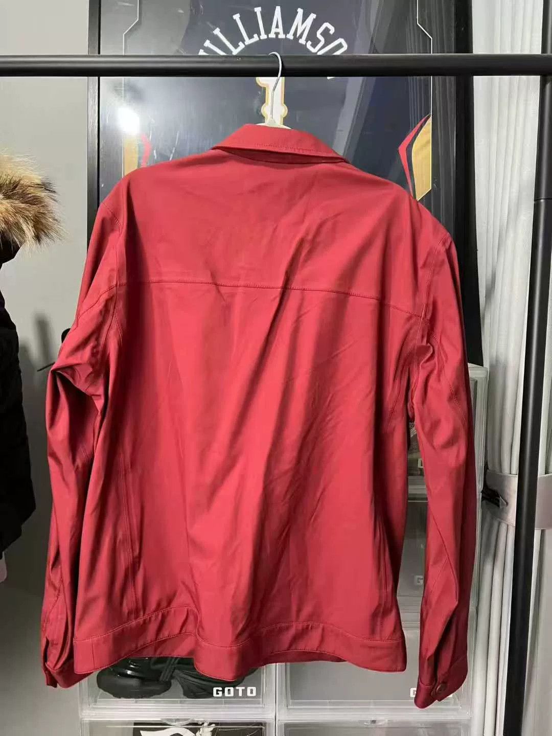 Loro Piana red zip-up jacket from Loro Piana Size US L / EU 52-54 / 3 - 2 Thumbnail