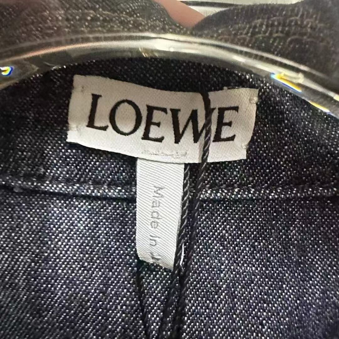 Loewe loewe denim jacket with pocket logo Size US M / EU 48-50 / 2 - 2 Thumbnail