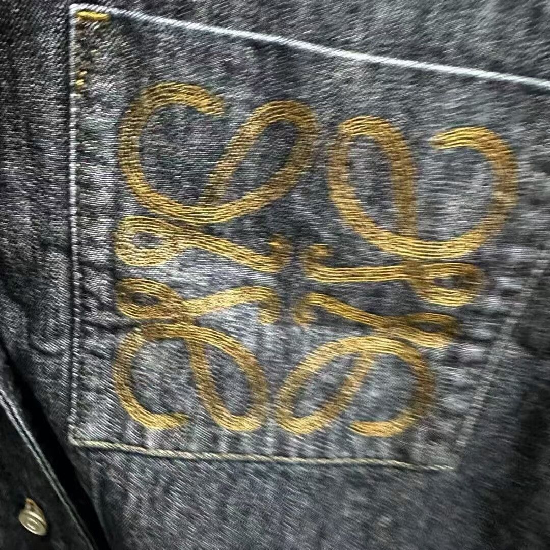Loewe loewe denim jacket with pocket logo Size US M / EU 48-50 / 2 - 3 Thumbnail