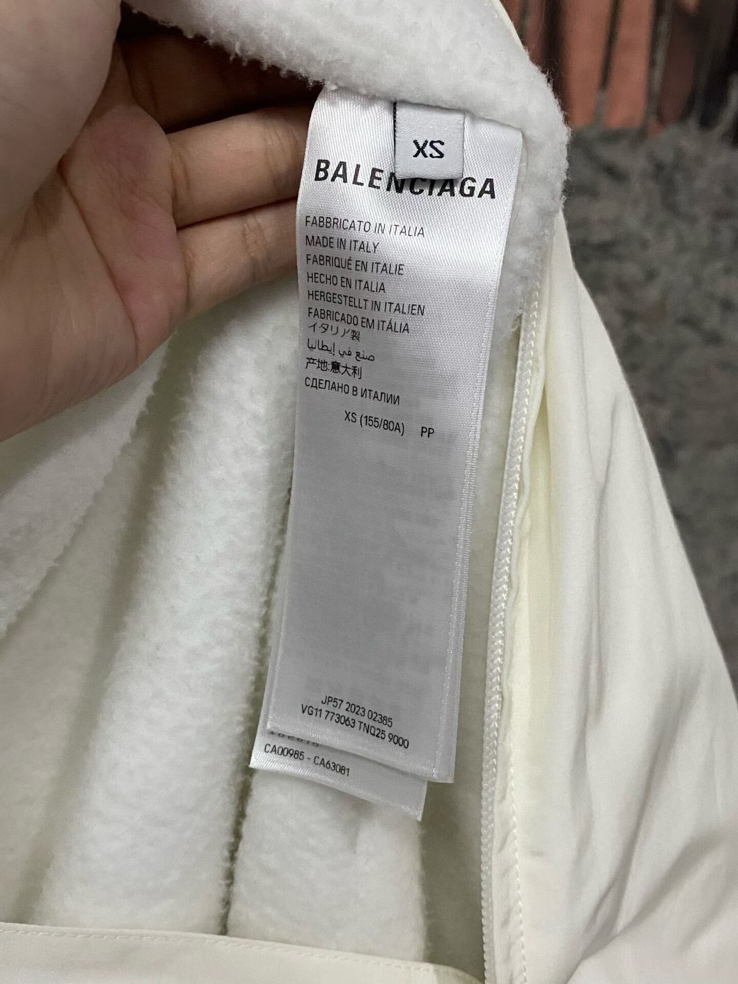 Balenciaga balenciaga logo fleece jacket with embroidery Size US XS / EU 42 / 0 - 6 Thumbnail
