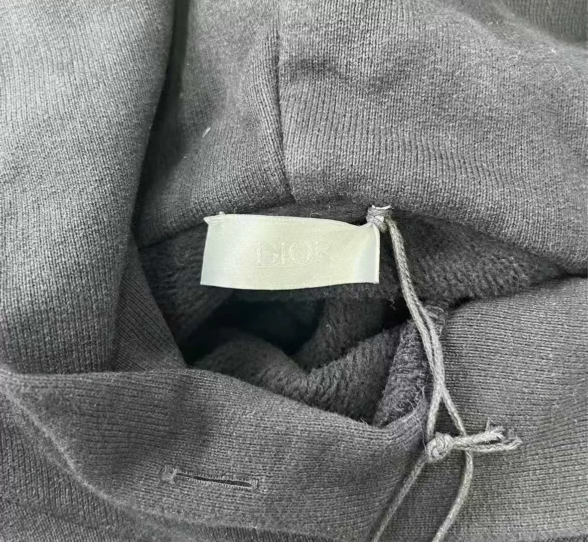 Dior black embroidered logo hooded sweatshirt Size XS / US 0-2 / IT 36-38 - 3 Thumbnail