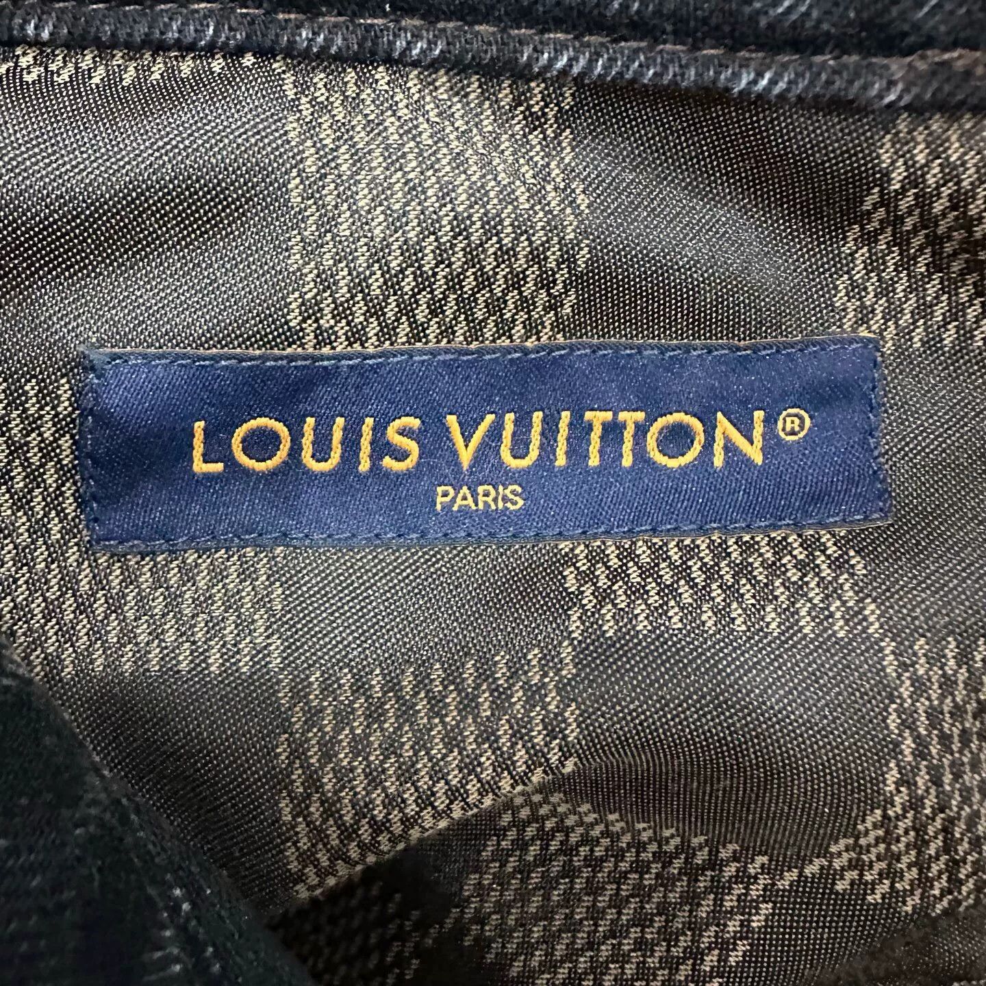 Louis Vuitton louis vuitton embroidered logo black denim pants Size US 28 / EU 44 - 3 Thumbnail