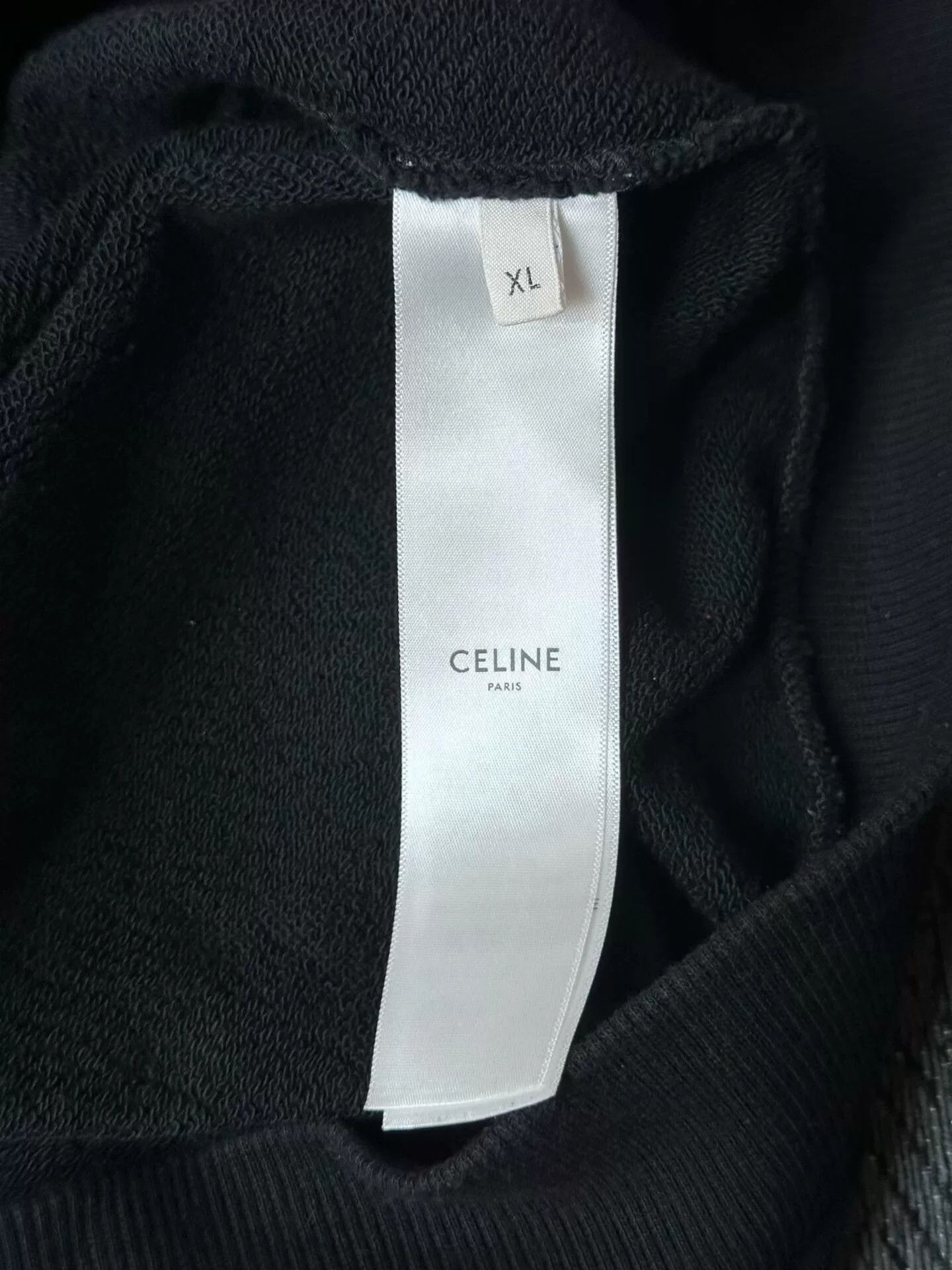 Celine celine logo zip-up hoodie in black Size US XL / EU 56 / 4 - 5 Thumbnail